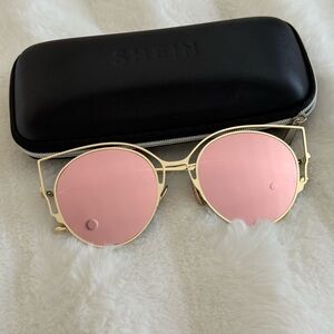 SHEIN gold rimmed sunglasses